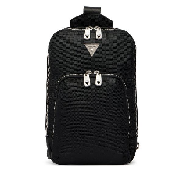 Saszetka Guess. Czarne saszetki i nerki Guess, z aplikacjami, małe, bez dodatków. Za 364.99 zł.