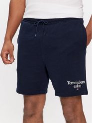 Tommy Jeans Szorty sportowe Tjm Entry Graphic DM0DM19153 Granatowy Regular Fit. Niebieskie krótkie spodenki sportowe Tommy Jeans, m, bez wzorów, z bawełny. Za 179.99 zł.