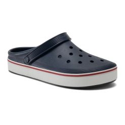 Klapki plażowe męskie Crocs Crocband Clean Of Court Clog. Niebieskie klapki Crocs. Za 209.99 zł.