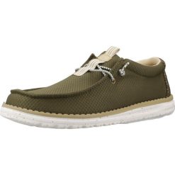Buty HEY DUDE WALLY MESH NEUTRALS Zielony. Zielone buty turystyczne Hey dude, bez wzorów, z meshu, bez zapięcia, trekkingowe. Za 234.99 zł.