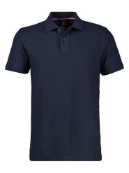 Lerros Koszulka polo w kolorze granatowym rozmiar: XL. Niebieskie koszulki polo Lerros, xl, bez wzorów, z bawełny, bez kołnierzyka, bez ramiączek. Za 78.99 zł.