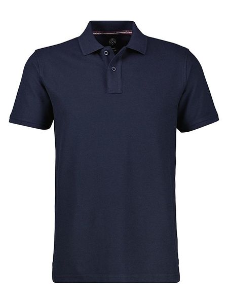 Lerros Koszulka polo w kolorze granatowym rozmiar: XL. Niebieskie koszulki polo Lerros, xl, bez wzorów, z bawełny, bez kołnierzyka, bez ramiączek. Za 74.28 zł.