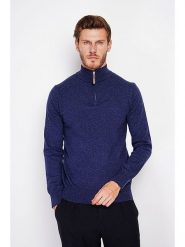 C& Jo Sweter w kolorze granatowym rozmiar: 46. Niebieskie swetry nierozpinane C& Jo, bez wzorów, ze splotem, bez kołnierzyka, bez ramiączek. Za 152.99 zł.