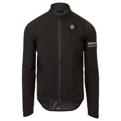 Rain Jacket Essential Men. Czarne kurtki przeciwdeszczowe AGU, m, bez wzorów, bez kaptura. Za 441.35 zł.