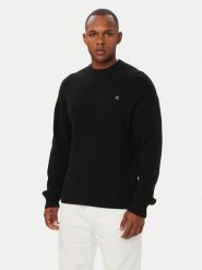 Calvin Klein Jeans Sweter LV04RH328G Czarny Regular Fit. Czarne swetry rozpinane Calvin Klein Jeans, m, bez wzorów, z bawełny, bez kołnierzyka, bez ramiączek. Za 449.99 zł.