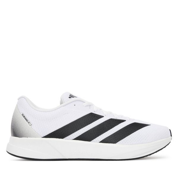 Buty do biegania adidas. Białe buty do biegania Adidas, bez wzorów, bez zapięcia, do biegania. Za 199.99 zł.