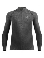 Odlo Podkoszulek funkcyjny w kolorze czarno-szarym rozmiar: L. Czarne podkoszulki ODLO, l, bez wzorów, z materiału, bez ramiączek. Za 322.73 zł.