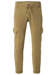 Timezone Bojówki "Brooklyn" w kolorze khaki rozmiar: W36/L34. Brązowe joggery i bojówki Timezone, l, bez wzorów. Za 117.45 zł.