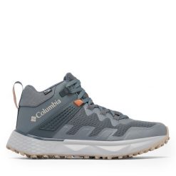 Trekkingi Columbia. Szare buty trekkingowe Columbia, bez wzorów, bez zapięcia. Za 489.99 zł.