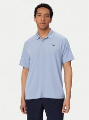 Lacoste Polo DH0159 Niebieski jasny Regular Fit. Niebieskie koszulki polo LACOSTE, m, bez wzorów, z syntetyku, bez kołnierzyka, bez ramiączek. Za 369.99 zł.