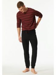 Schiesser Piżama w kolorze czarno-czerwonym rozmiar: 48. Czarne piżamy Schiesser, bez wzorów, z bawełny, bez ramiączek. Za 152.99 zł.