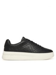 Guess Sneakersy FMFWI3 LEA12 Czarny. Czarne buty sportowe casual Guess, z aplikacjami, ze skóry, bez zapięcia. Za 419.99 zł.