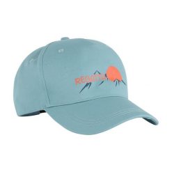 Czapka Z Daszkiem Unisex Dla Dorosłych Z Logo. Niebieskie czapki z daszkiem Regatta, bez wzorów. Za 54.99 zł.
