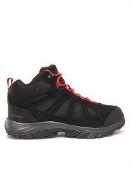 Columbia Trekkingi Redmond III Mid Waterproof BM0168 Czarny. Czarne botki sznurowane Columbia, bez wzorów, ze skóry, bez obcasa, bez zapięcia. Za 299.99 zł.