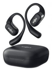 Shokz OpenFit Black. Czarne słuchawki bezprzewodowe Aftershokz. Za 629.00 zł.