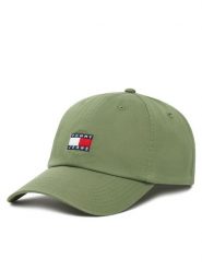 Tommy Jeans Czapka z daszkiem Tjm Heritage 6 Panel Cap AM0AM12020 Zielony. Zielone czapki z daszkiem Tommy Jeans, bez wzorów, z bawełny. Za 169.99 zł.