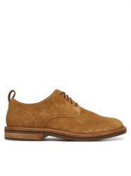 Clarks Półbuty Aldwin Lace 26186448 Brązowy. Brązowe eleganckie półbuty Clarks, bez wzorów, ze skóry, bez obcasa, bez zapięcia. Za 469.99 zł.