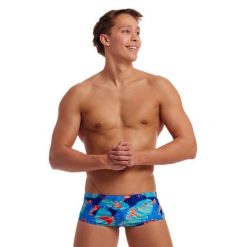 Kąpielówki męskie spodenki na basen plażę Funky Trunks Lotsa Leaves. Niebieskie kąpielówki FUNKITA, m, bez wzorów. Za 159.00 zł.
