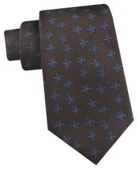 Krawat Męski - Angelo di Monti - Brąz w Drobne Kwiatki. Krawaty i muchy Angelo di Monti, bez wzorów, z tkaniny. Za 45.00 zł.