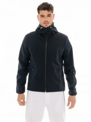 Kurtka z kaptur na co dzień na siłownię. Czarne kurtki LEONE 1947 APPAREL, l, bez wzorów, bez kaptura. Za 547.30 zł.