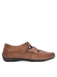 Go Soft Półbuty 1322 Brązowy. Brązowe eleganckie półbuty GO SOFT, bez wzorów, ze skóry, bez obcasa, bez zapięcia. Za 239.99 zł.