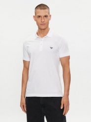 Emporio Armani Underwear Polo 211804 4R482 00010 Biały Regular Fit. Białe koszulki polo Emporio Armani Underwear, m, bez wzorów, z bawełny, bez kołnierzyka, bez ramiączek. Za 279.99 zł.