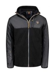 Geographical Norway Kurtka polarowa "Ulyssim" w kolorze czarnym rozmiar: L. Czarne kurtki Geographical Norway, l, bez wzorów, z materiału, bez kaptura. Za 149.31 zł.