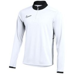Bluza męska Nike Dri-Fit Academy 25 Drill Top. Białe bluzy Nike, m, bez wzorów, z poliesteru, bez kaptura. Za 141.99 zł.