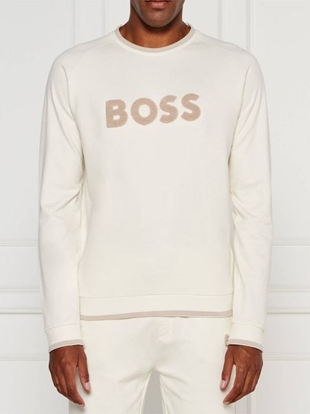 Hugo Boss Underwear Bluza w kolorze kremowym rozmiar: M. Brązowe bluzy Hugo Boss Underwear, m, bez wzorów, z bawełny, bez kaptura. Za 308.95 zł.