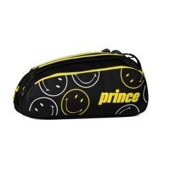 Torba na rakiety tenisowe Prince Tour 1 Comp x Smiley. Czarne torby na ramię PRINCE, bez wzorów, na ramię, duże, bez dodatków. Za 279.99 zł.
