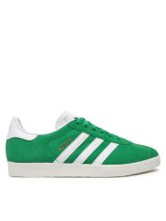 Adidas Sneakersy Gazelle IG2092 Zielony. Zielone buty sportowe casual Adidas, bez wzorów, ze skóry, bez zapięcia. Za 339.99 zł.