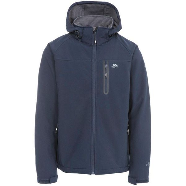 Trespass Accelerator Ii - Męski softshell Jkt Navy. Niebieskie kurtki softshell Trespass, m, bez wzorów, z softshellu, bez kaptura. Za 387.99 zł.