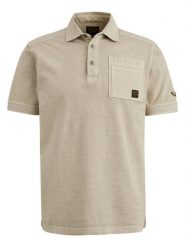 PME Legend Koszulka polo w kolorze beżowym rozmiar: L. Brązowe koszulki polo PME Legend, l, bez wzorów, bez kołnierzyka, bez ramiączek. Za 210.81 zł.