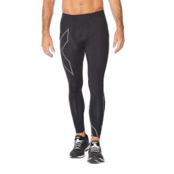 Legginsy kompresyjne 2XU Light Speed. Czarne legginsy długie sportowe 2XU, l, bez wzorów, z dzianiny, do biegania. Za 709.00 zł.