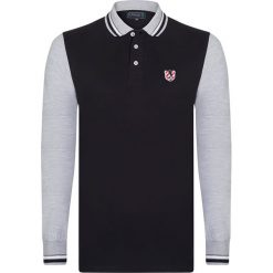 Koszulka polo "Block" w kolorze czarno-szarym. Koszulki polo marki Sir Raymond Tailor. W wyprzedaży za 130.95 zł.