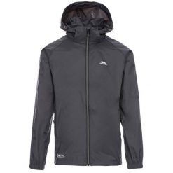 Trespass Qikpac X – unisex Packaway Jkt Flint. Szare kurtki przeciwdeszczowe Trespass, m, bez wzorów, bez kaptura. Za 284.99 zł.