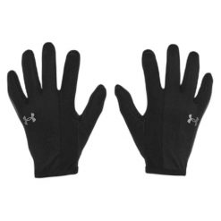 Rękawiczki do biegania męskie Under Armour Storm Run Liner. Czarne rękawiczki Under Armour, bez wzorów. Za 91.10 zł.