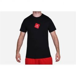 Koszulka sportowa męska Nike Air Jordan Sportswear. Czarne t-shirty sportowe Nike, bez wzorów, z bawełny, bez ramiączek, do koszykówki. Za 139.00 zł.