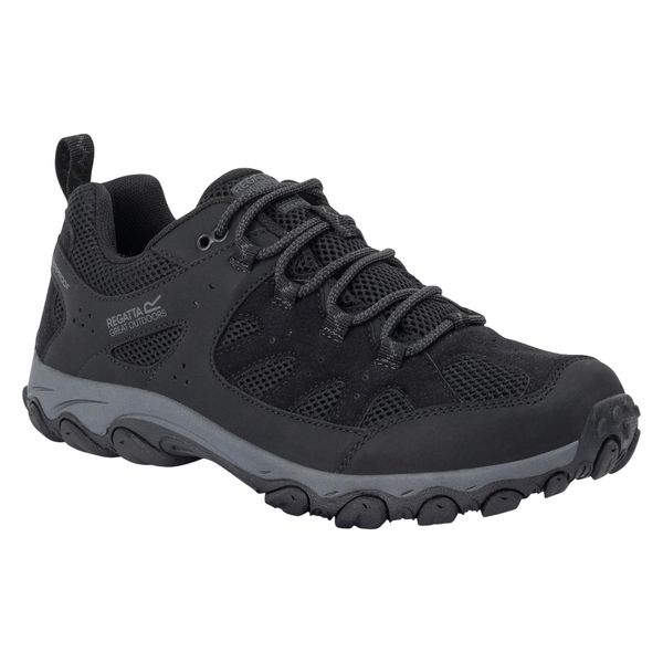 Męskie Buty Do Chodzenia Edgepoint IV Low. Czarne buty trekkingowe Regatta, bez wzorów, bez zapięcia. Za 271.99 zł.