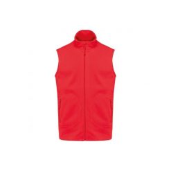 Ekologiczny polar bez rękawów Kariban. Czerwone bluzy z polaru KARIBAN, m, bez wzorów, z polaru, bez kaptura. Za 152.50 zł.