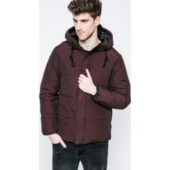 Selected - Kurtka. Szare kurtki Selected, m, bez wzorów, z materiału, z kapturem. W wyprzedaży za 179.90 zł.