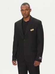 Versace Jeans Couture Marynarka 78GAQ704 Czarny Slim Fit. Czarne garnitury Versace Jeans Couture, m, bez wzorów, z jeansu. Za 2,499.00 zł.