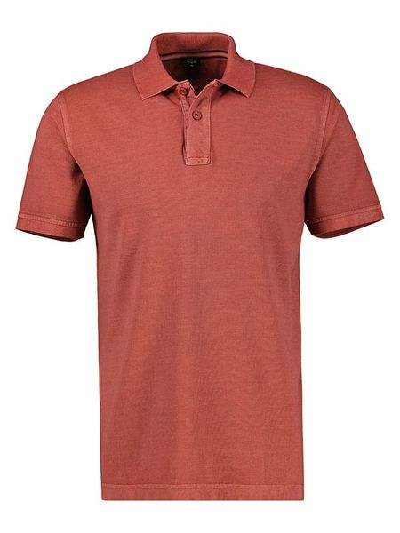 Lerros Koszulka polo w kolorze brązowo-czerwonym rozmiar: S. Brązowe koszulki polo Lerros, s, bez wzorów, z bawełny, bez kołnierzyka, bez ramiączek. Za 69.91 zł.