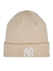 New Era Czapka Ess Nyy Stn 60348860 Beżowy. Brązowe czapki zimowe New Era, bez wzorów, z materiału. Za 139.99 zł.