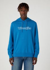 WRANGLER GRAPHIC HOODIE MĘSKA BLUZA Z KAPTUREM LOGO DEEP WATER W674I469F 112331888. Bluzy Wrangler, m, bez wzorów, z kapturem. Za 209.99 zł.
