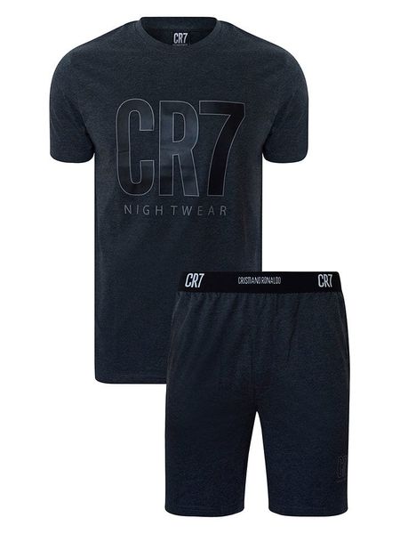 CR7 Piżama w kolorze antracytowym rozmiar: XL. Czarne piżamy CR7, xl, bez wzorów, z bawełny, bez ramiączek. Za 93.07 zł.