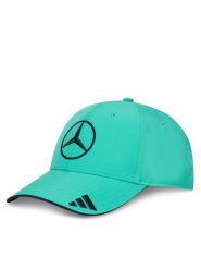 Adidas Czapka z daszkiem Mercedes - AMG Petronas Formula One Team Driver JW6268 Turkusowy. Niebieskie czapki z daszkiem Adidas, bez wzorów, z materiału. Za 189.99 zł.