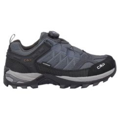 Buty trekkingowe męskie CMP Rigel Low Fitgo. Szare buty trekkingowe Campagnolo, bez wzorów, bez zapięcia. Za 339.99 zł.
