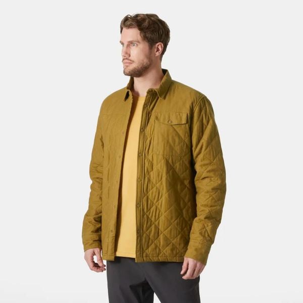 Izolowana kurtka turystyczna Helly Hansen Isfjord. Brązowe kurtki Helly Hansen, m, bez wzorów, z bawełny, bez kaptura. Za 634.50 zł.