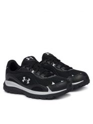 Under Armour Sneakersy UA Tech Runner 6011293 Czarny. Czarne buty sportowe casual Under Armour, bez wzorów, ze skóry, bez zapięcia. Za 399.99 zł.
